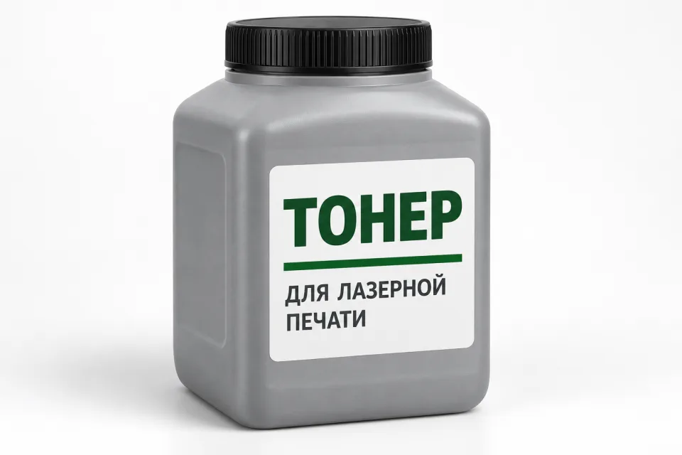 Банка тонера для лазерной печати без указания производителя