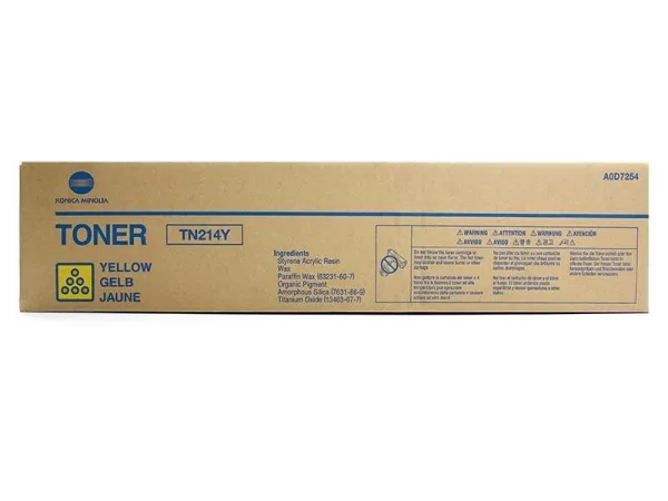 Картридж Konica Minolta TN214Y (A0D7254)