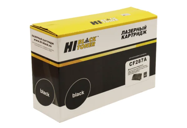 Упаковка картриджа Hi-Black HB-CF287A