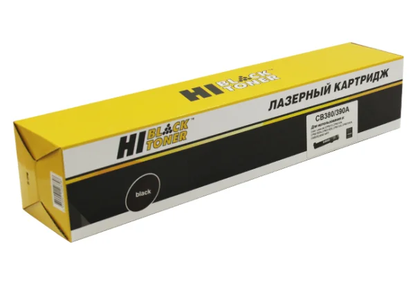 Упаковка картриджа Hi-Black HB-CB380A/CB390A