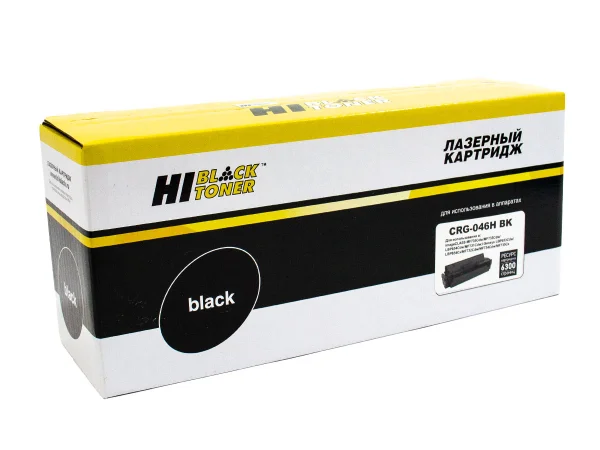Упаковка картриджа Hi-Black HB-CRG-046H BK