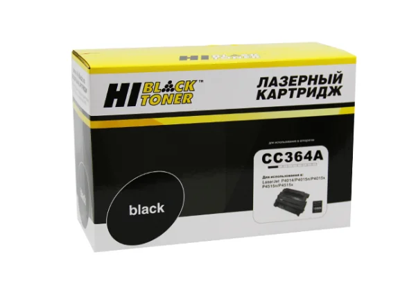 Упаковка картриджа Hi-Black HB-CC364A