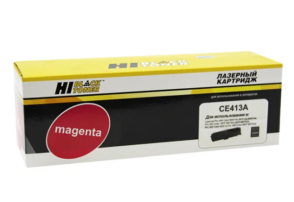Упаковка картриджа Hi-Black HB-CE413A
