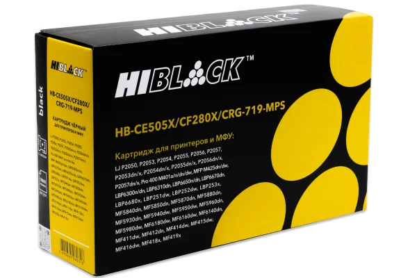 Упаковка картриджа Hi-Black HB-CE505X/CF280X-MPS