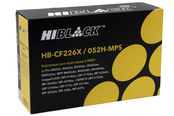 Упаковка картриджа Hi-Black HB-CF226X/052H-MPS